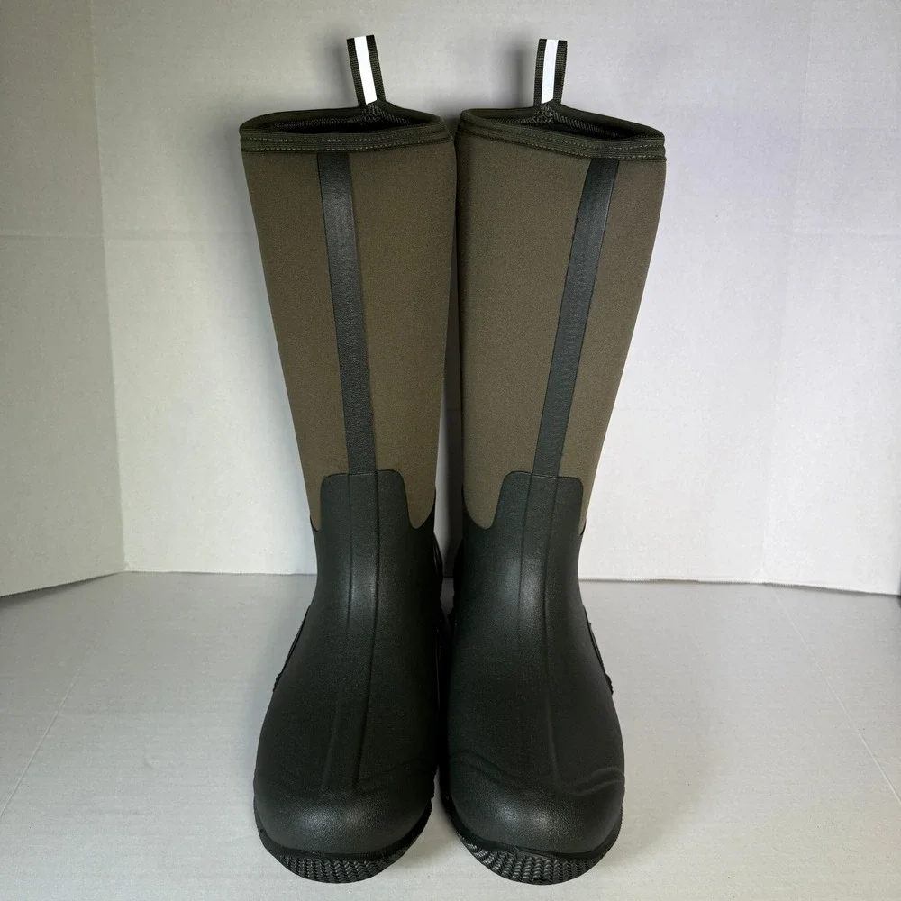 Muck Boot Edgewater Original Mens 14 Moss Black Waterproof Neoprene EWH333T